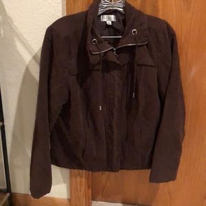 Ladies brown jacket size PM
